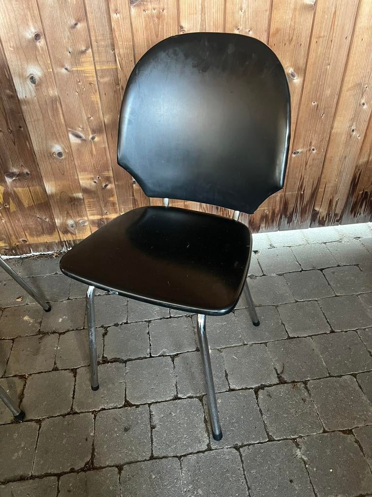 4 stoelen retro, Enlèvement, Utilisé, Autres matériaux, Quatre
