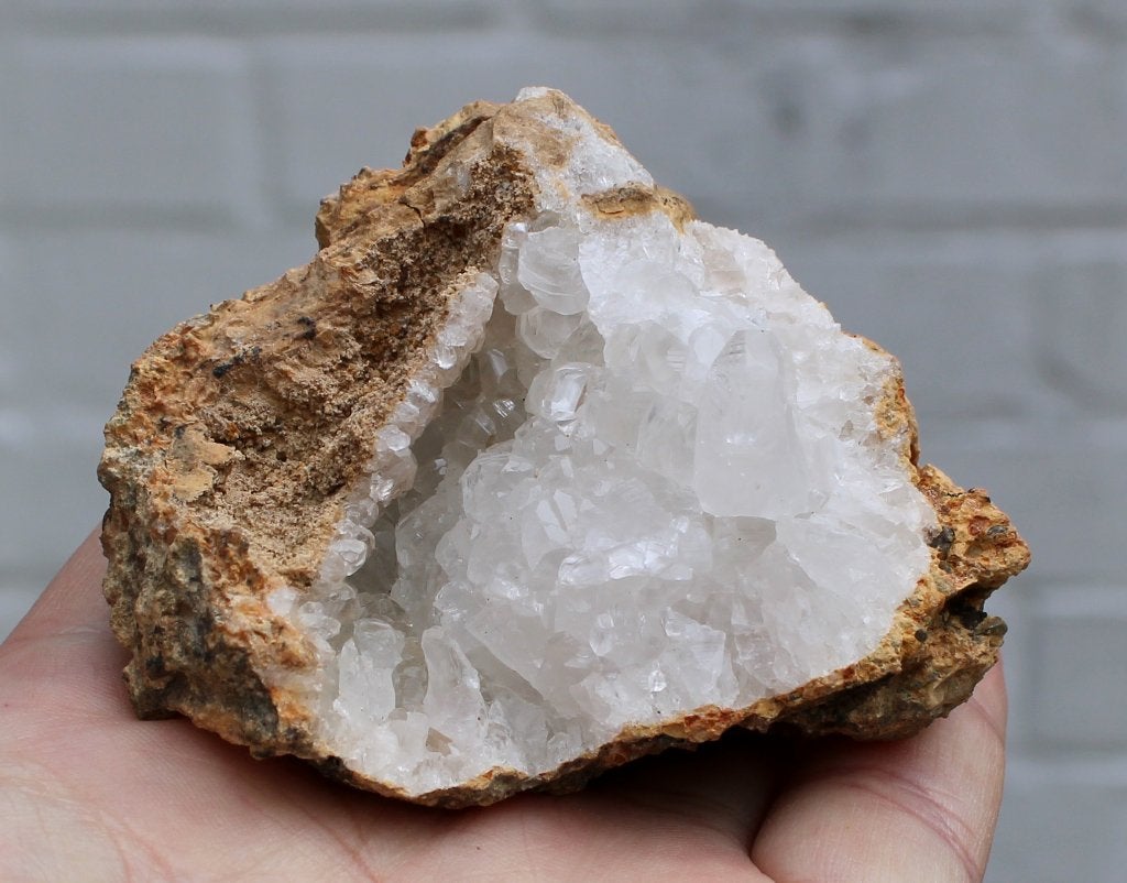 "diamant" CALCIET uit Gave de Pau in FRANKRIJK, Verzamelen, Ophalen of Verzenden, Mineraal