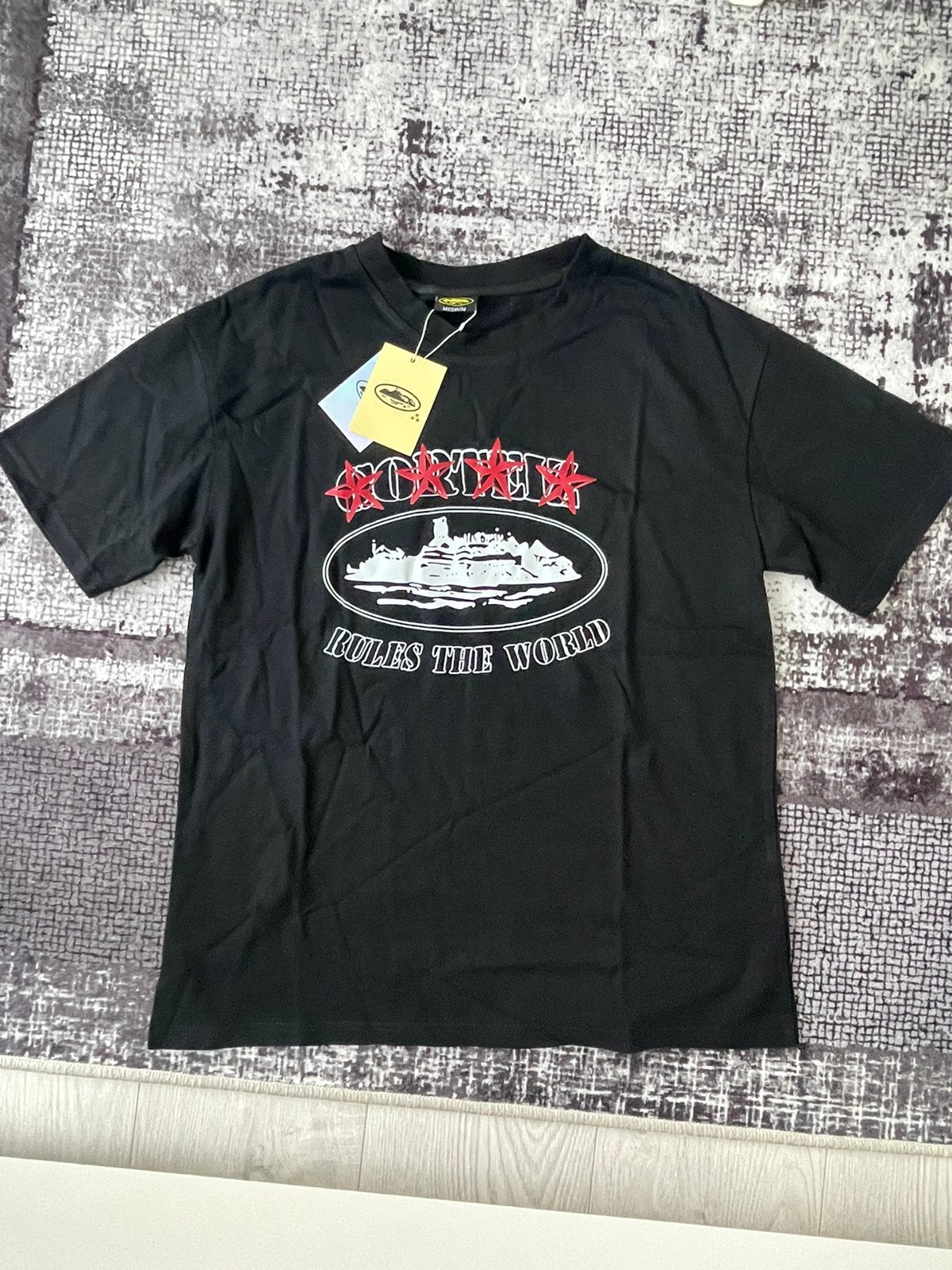Corteiz t shirt, Ophalen of Verzenden, Nieuw, Maat 48/50 (M), Zwart