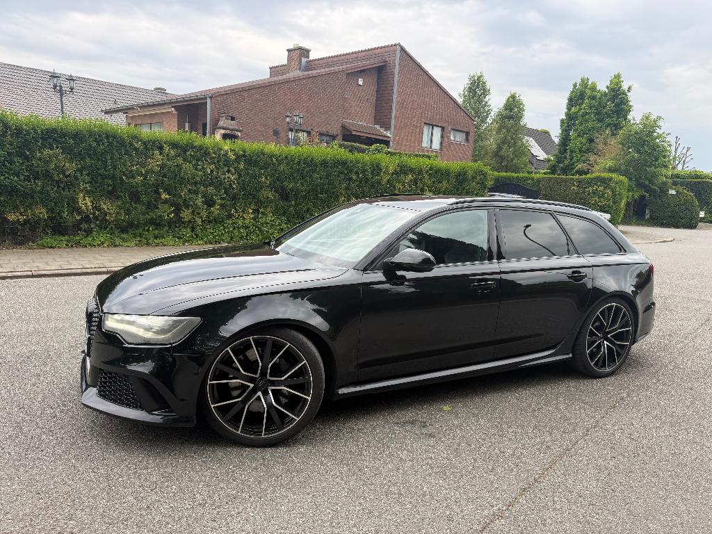 Audi RS6 jaar 2014* Nuts* Merchantexport* Motor ok, Auto's, Audi, Automaat, Euro 5, Zwart, Bedrijf