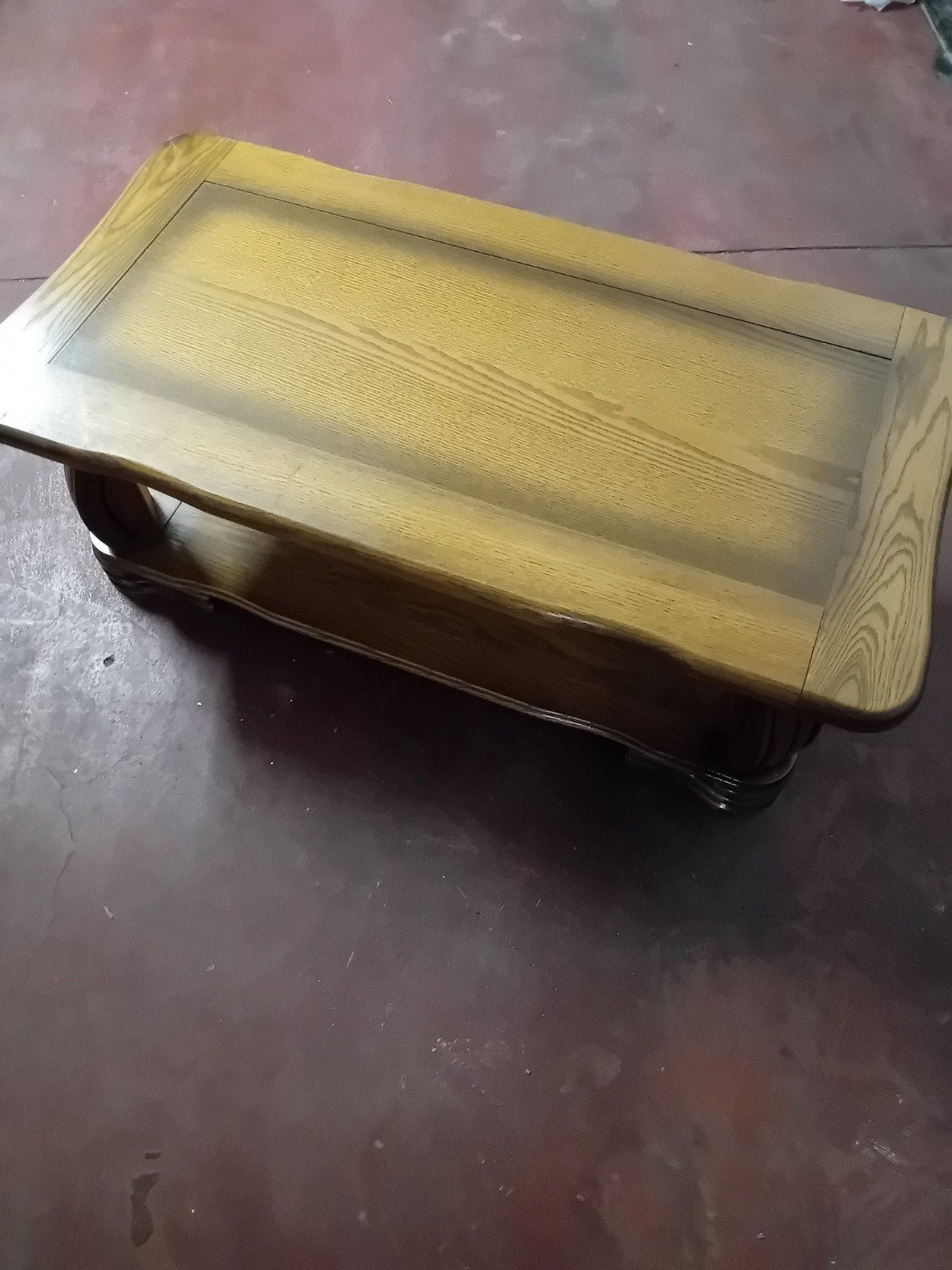 table de salon, Ophalen, Eikenhout