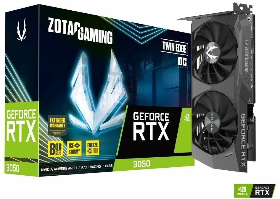 Geforce RTX 3050 OC edition 8GB, Computers en Software, Videokaarten, Ophalen, GDDR6, PCI-Express 4, Zo goed als nieuw
