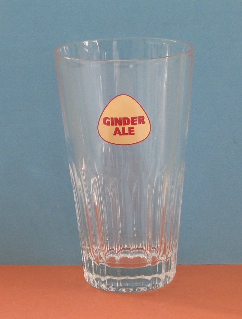 VERRE À BIÈRE GINDER-ALE 588, Collections, Enlèvement, Utilisé, Verre ou Verres, Autres marques