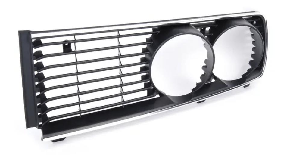Grille rechts zwart met chrome BMW 5 serie E12 na 08/1976 51, Neuf, -, -, Enlèvement ou Envoi