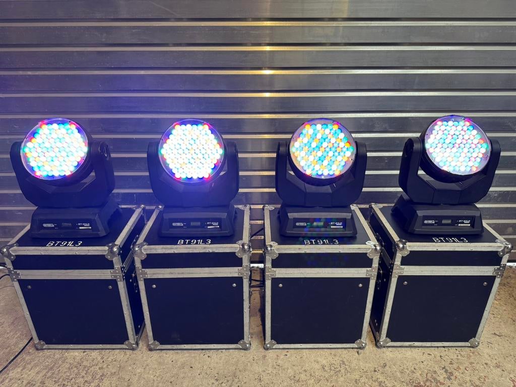 BRITEQ BT91L3 WASH MOVING HEAD, Enlèvement, Utilisé