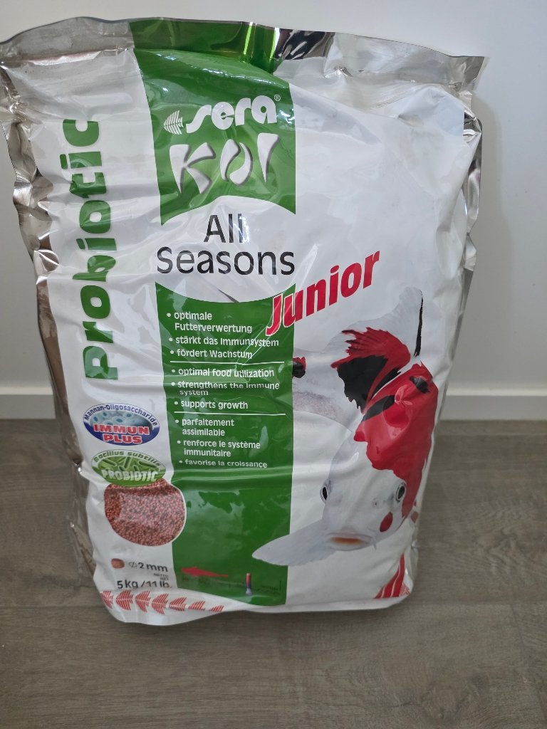 Sera Koi Junior All Seasons 5 Kg groeivoer, Dieren en Toebehoren, Karper of Koi