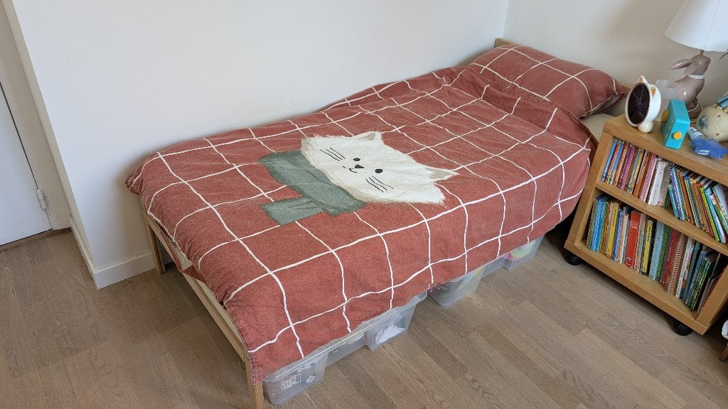 Lit enfant 70x160 Ikea Sniglar + accessoires, Matelas, Moins de 70 cm, Enlèvement, Utilisé