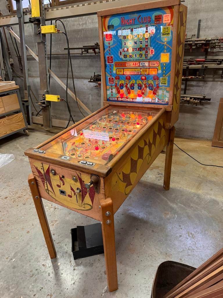 Bally Bingo Night Club, Verzamelen, Ophalen, Gebruikt, Mechanisch, Bally