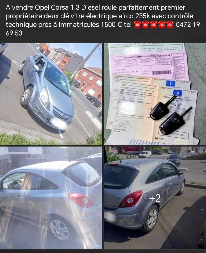 Opel Corsa 1.3 Diesel roule parfaitement premier propriétair, Enlèvement ou Envoi