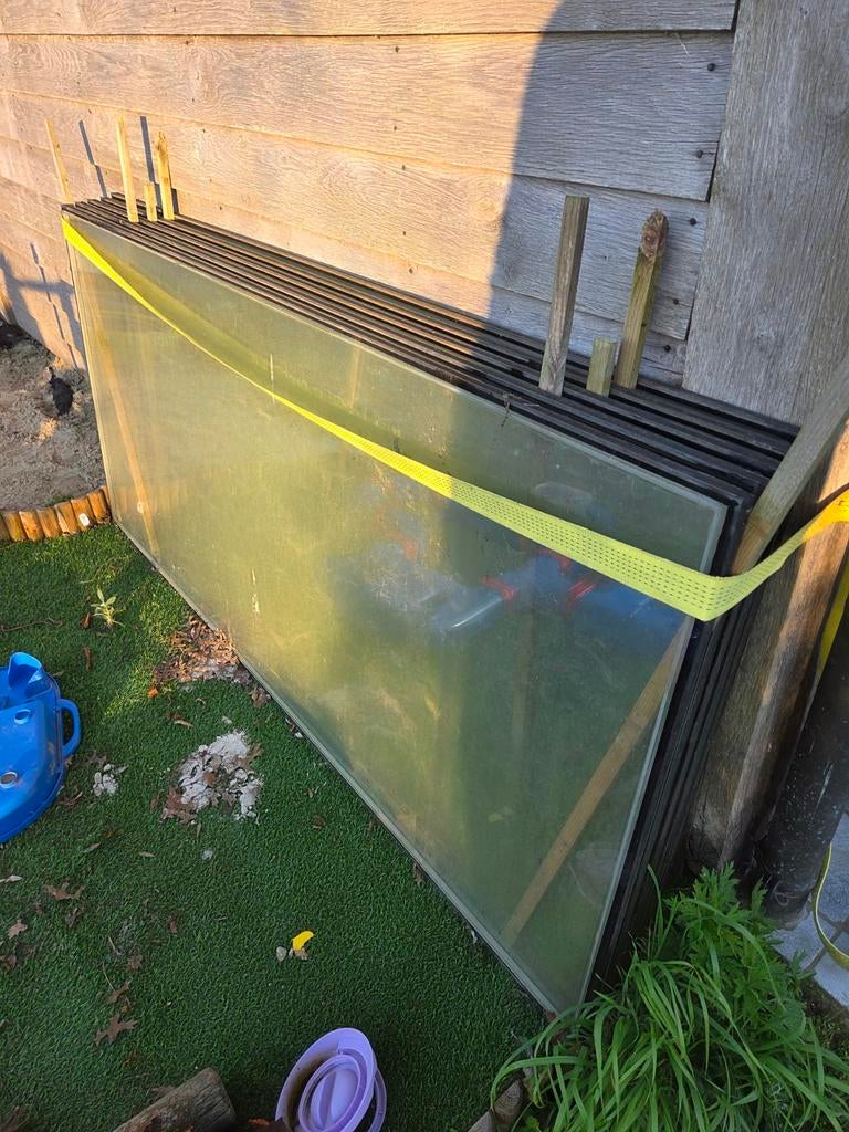 5 dubbelglas glasplaten, Double vitrage, Panneau vitré, 160 cm ou plus, Enlèvement