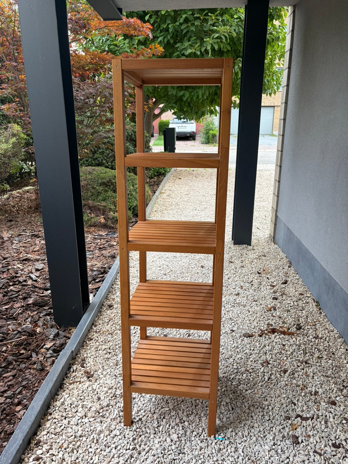 Mooie houten stellingkast / opbergrek, Ophalen, Zo goed als nieuw