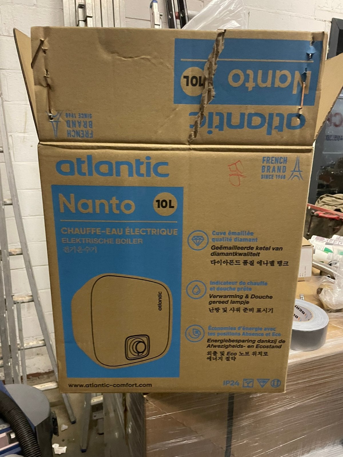 Atlantic Nanto 10L elektrische boiler – boven lavabo  nieuw, Ophalen, Boiler, Minder dan 3 jaar oud, Minder dan 20 liter
