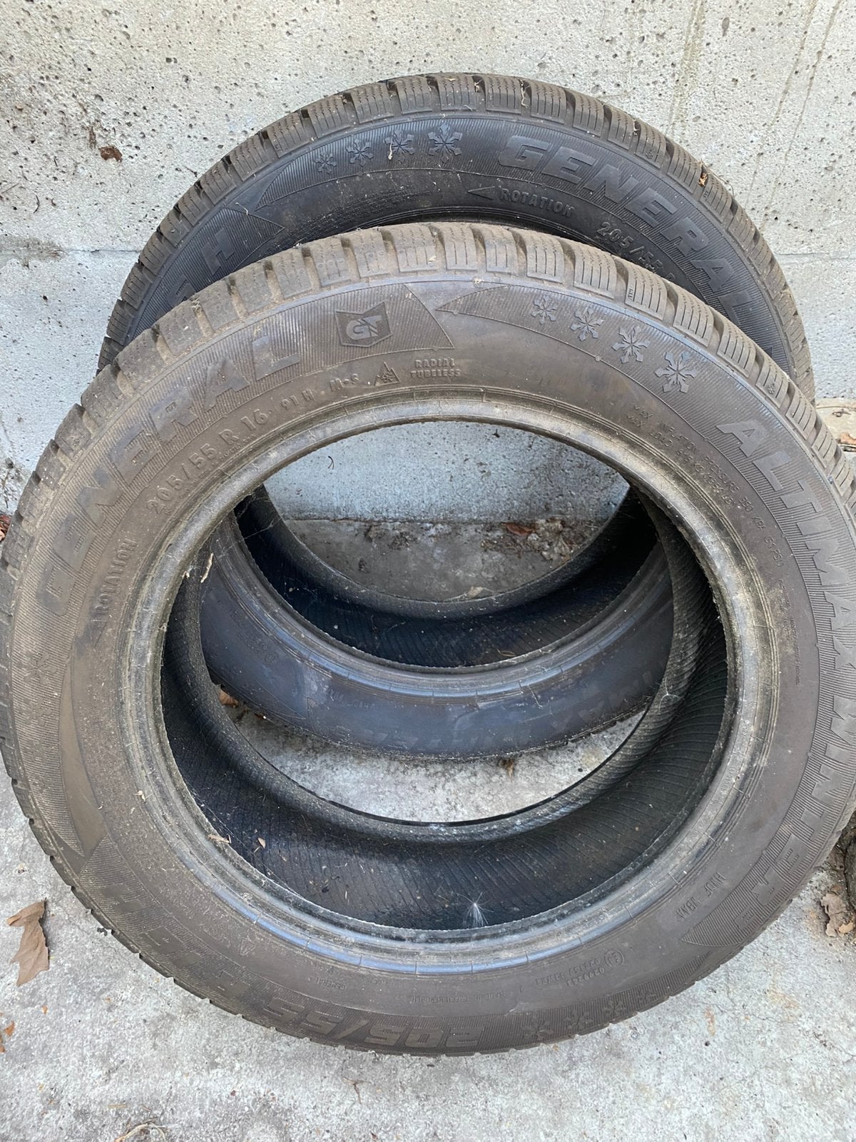 2x winterbanden General €25/stuk, Auto-onderdelen, Ophalen, Gebruikt, 16 inch, Band(en)
