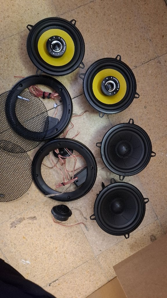 Ground Zero 13cm speakers - 2 sets, Auto diversen, Autospeakers, Zo goed als nieuw, Ophalen of Verzenden
