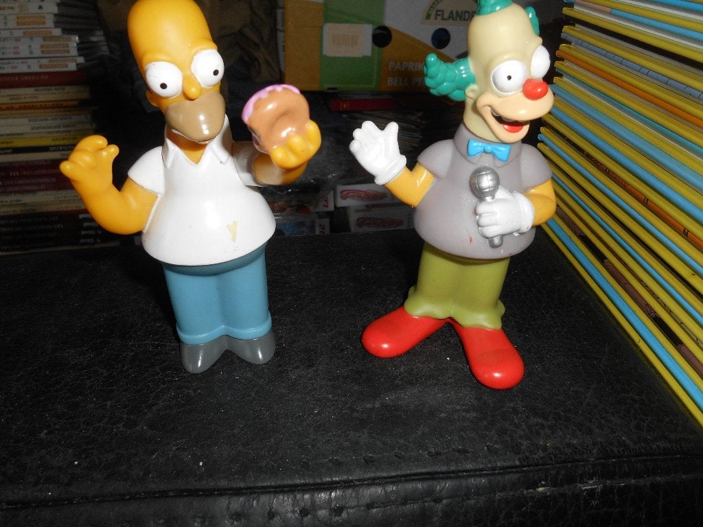 Lot de 2 figurine Simpson +- 14cm, Collections, Enlèvement ou Envoi