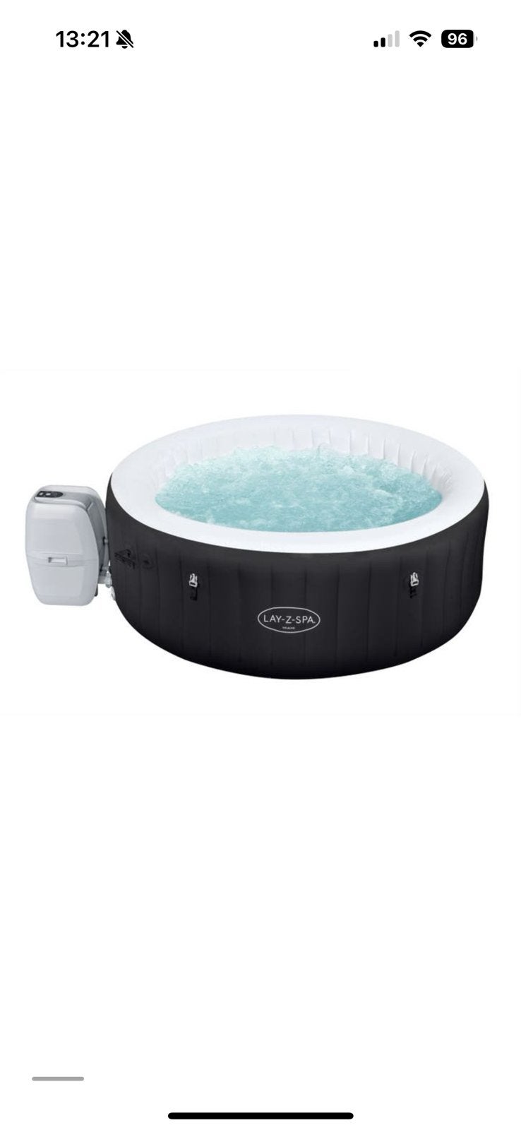 Lazy Spa miami met beker houders en vloerbeschermer, Enlèvement, Comme neuf, Filtre