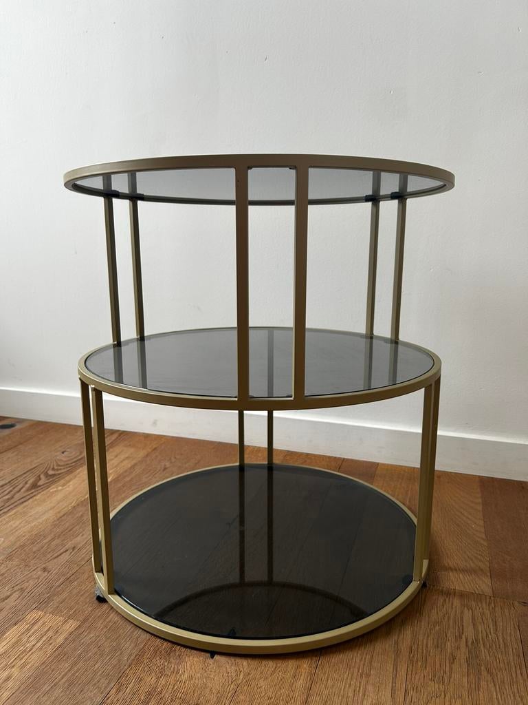 Bijzettafel Dutchbone Torn, 45 tot 60 cm, Minder dan 55 cm, Rond, Ophalen of Verzenden