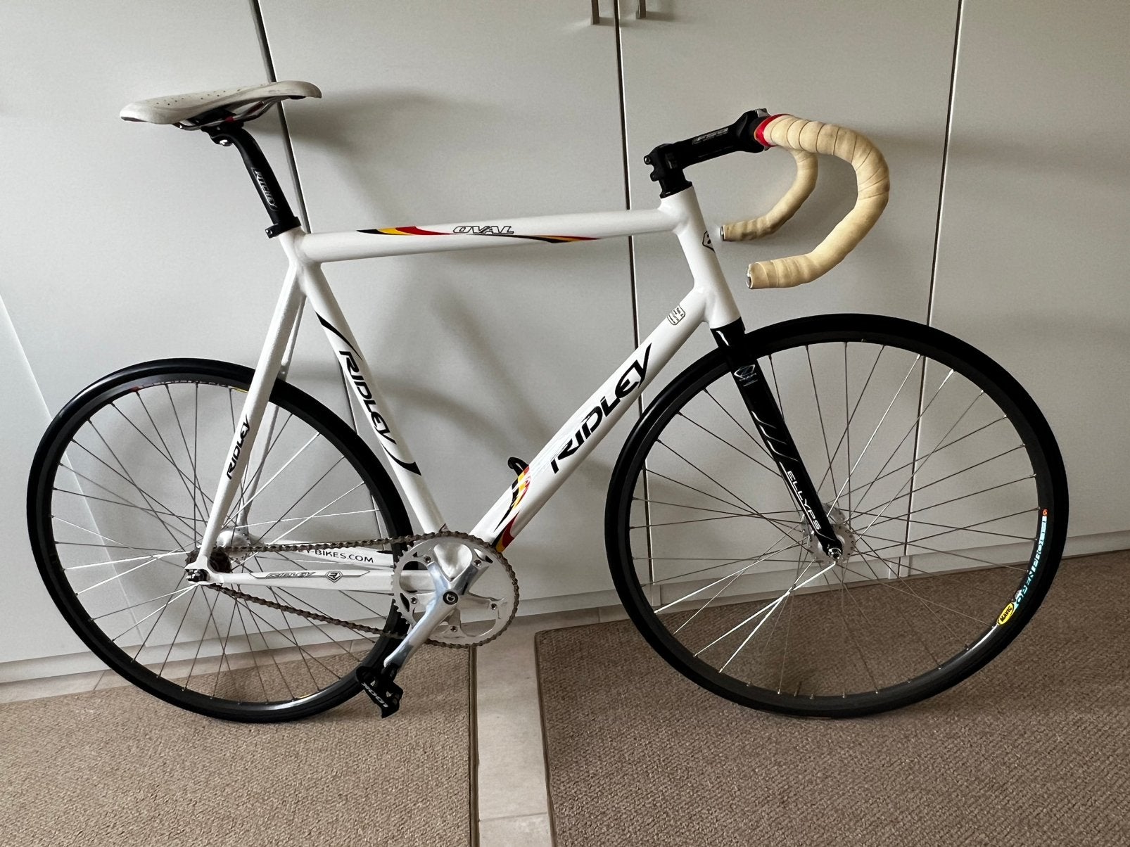 Baanfiets Ridley Oval., Autres marques, Moins de 10 vitesses, Aluminium, Comme neuf