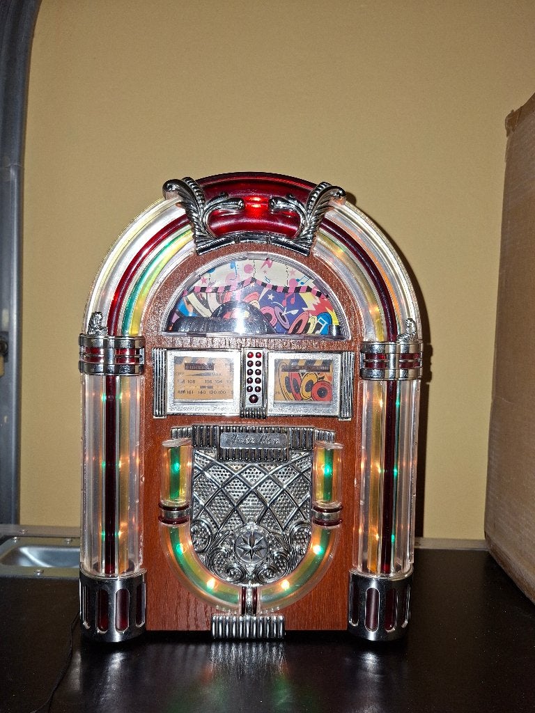 Vintage radio-cassette - jukebox, TV, Hi-fi & Vidéo, Enlèvement ou Envoi, Comme neuf, Radio