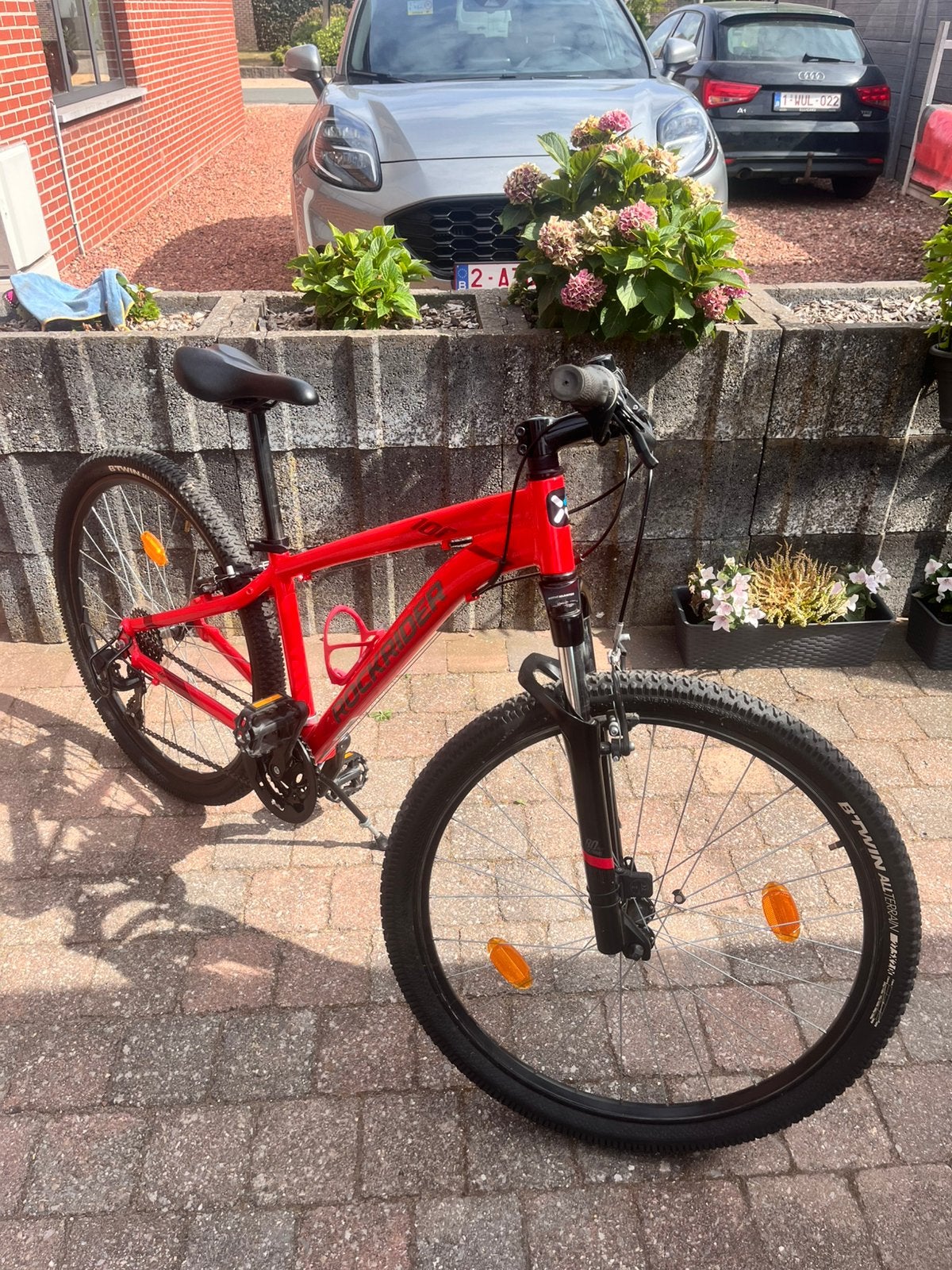 Rockrider 100st rood, Fietsen en Brommers, Ophalen, Zo goed als nieuw
