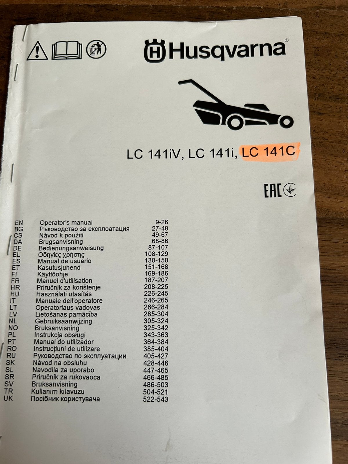 Husqvarna elektrische grasmaaier, Tuin en Terras, Grasmaaiers, Zo goed als nieuw, Elektrische grasmaaier, 40 t/m 49 cm, Cirkelmaaier
