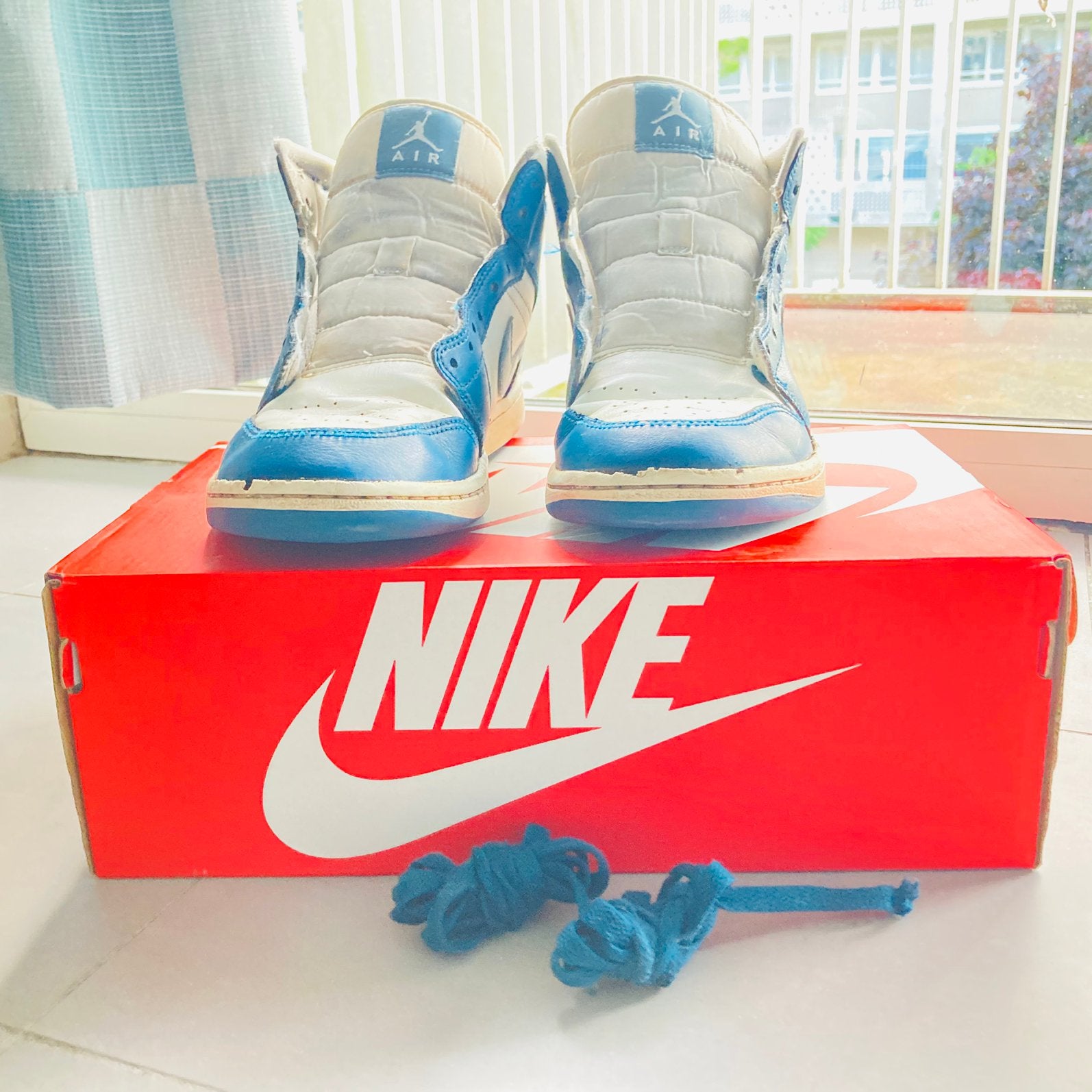 Nike Air Jordan [air jordan 1] blauw – maat [40], Vêtements | Hommes, Chaussures, Porté, Bleu, Baskets, Envoi