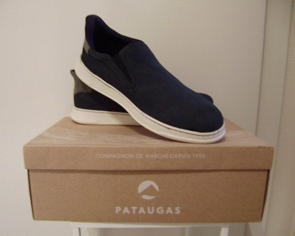 PATAUGAS Paar blauwe herenschoenen maat 43 , nieuw , in doos, Neuf, PATAUGAS, Enlèvement, Bleu