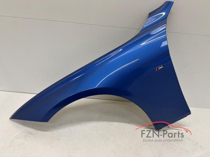 BMW 3-serie F30 Zijscherm spatscherm Blauw M-pakket, Enlèvement ou Envoi, Utilisé