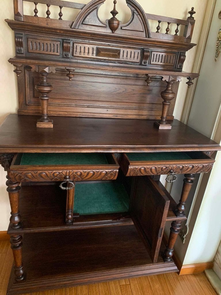 PRACHTIGE ANTIEKE KAST, Ophalen