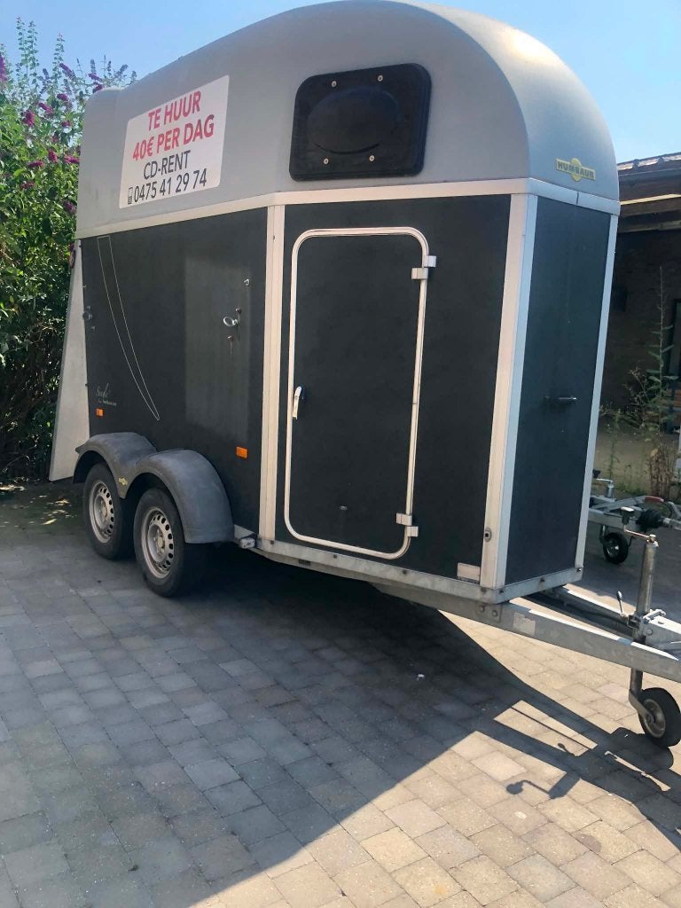 paardenremork, Dieren en Toebehoren, Paarden en Pony's | Trailers en Aanhangwagens, Ophalen, Gebruikt, Hout, 1½-paards trailer