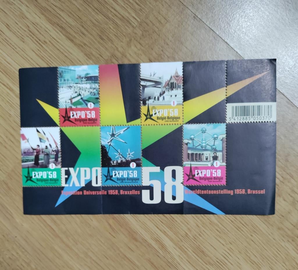 Postzegels expo 58, Timbres & Monnaies, Enlèvement