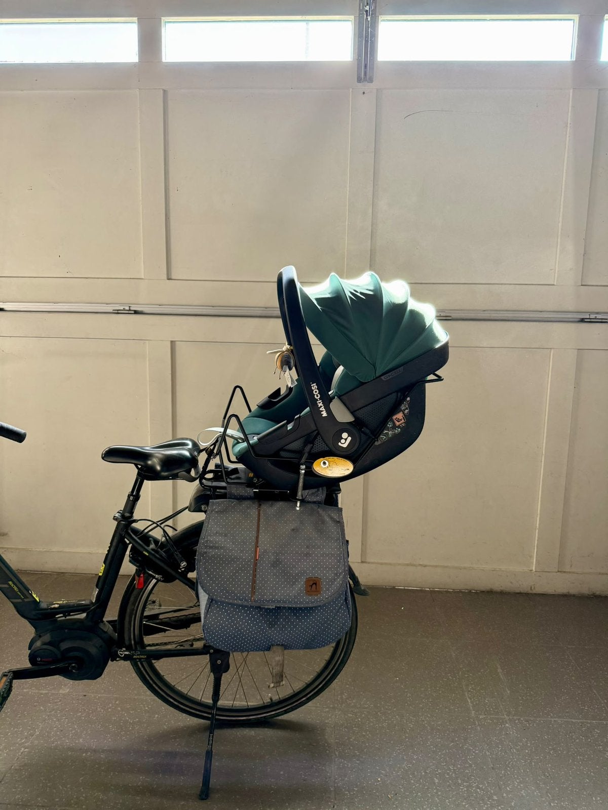 Steco Baby-Mee Maxi-Cosi Houder, Vélos & Vélomoteurs, Enlèvement, Comme neuf