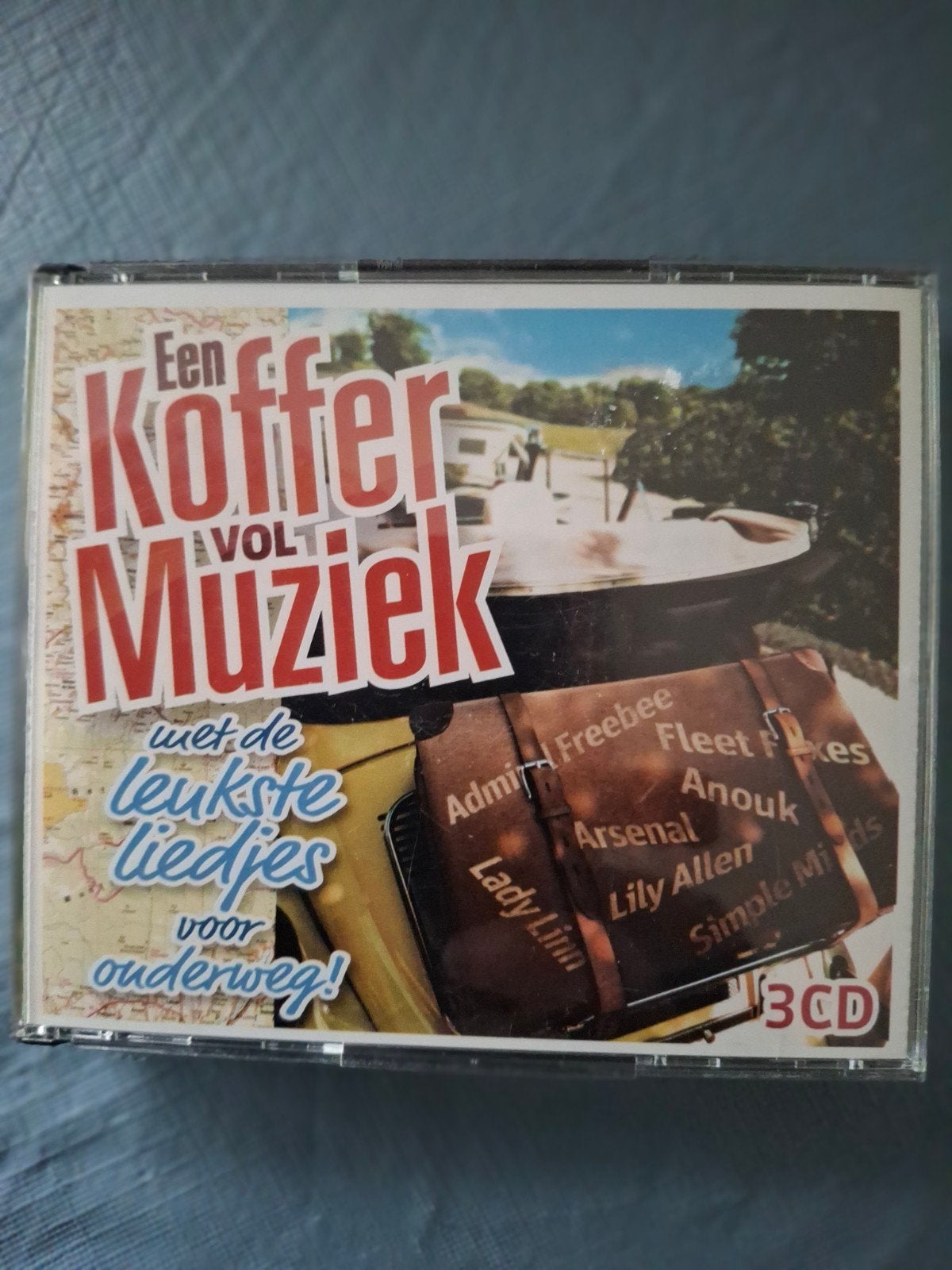 3 cd box koffer vol muziek, CD & DVD, CD | Compilations, Enlèvement ou Envoi