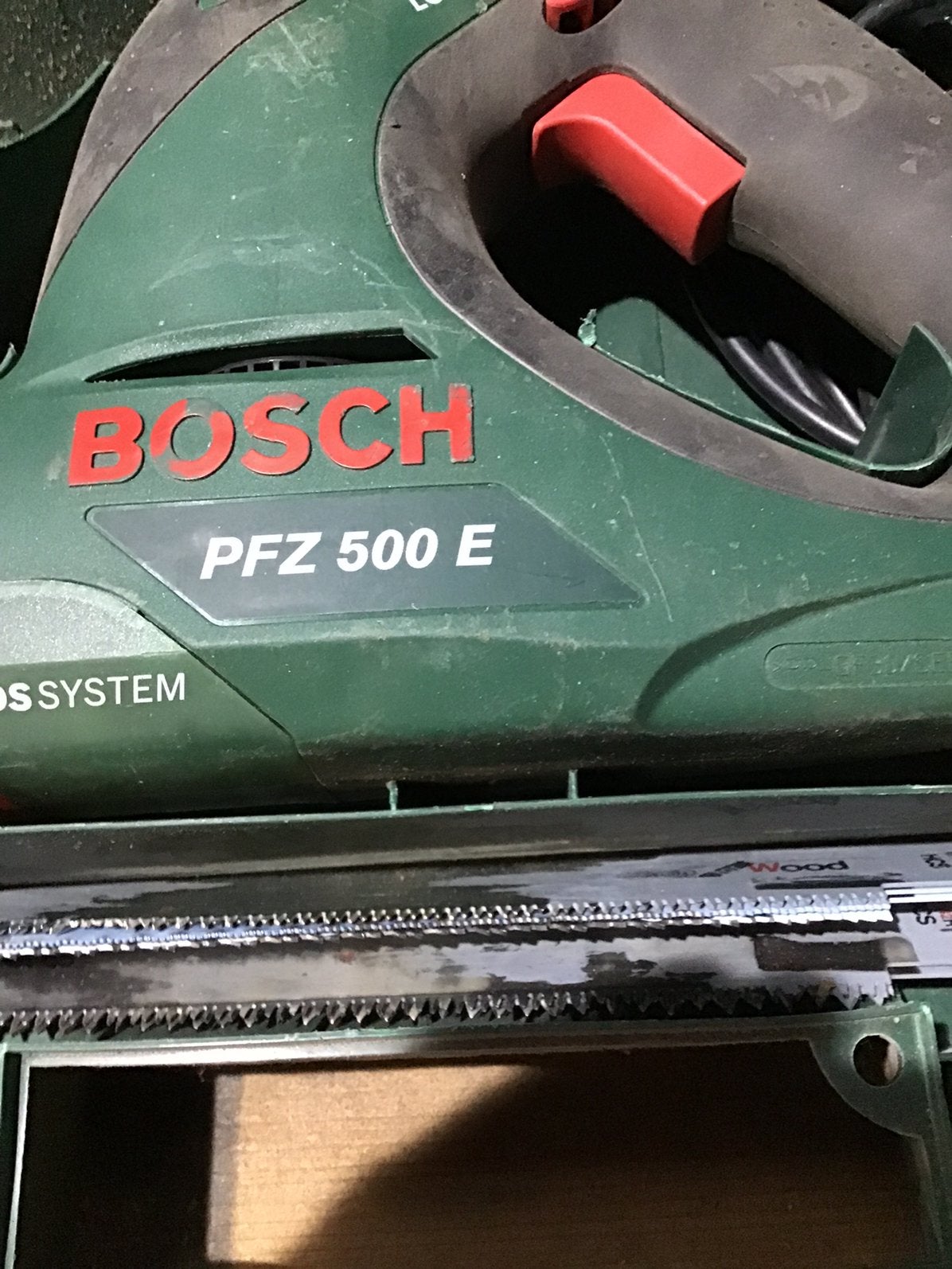 Scie sabre bosch, Utilisé, Scie sabre
