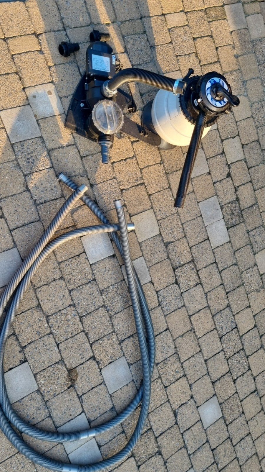 Zandfilterinstallatie 5 m³/u met 300 mm zandfilter, Ophalen