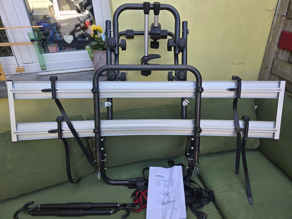 Autofietsrek enkel ophanlen, Ophalen, 2 fietsen