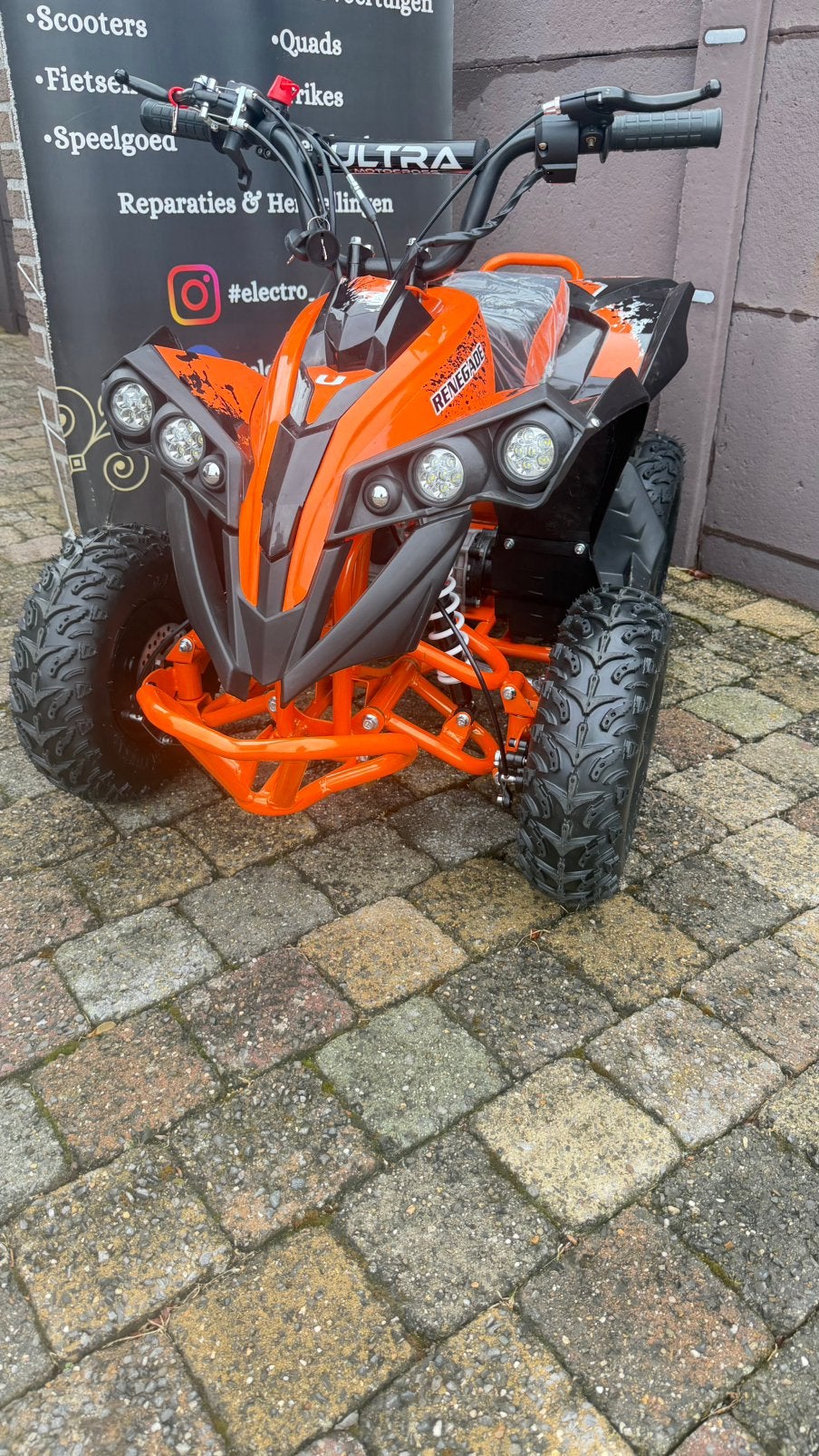 Krachtige 49cc E-Start KinderQuad ️ Regelbaar Snelheid, Ophalen