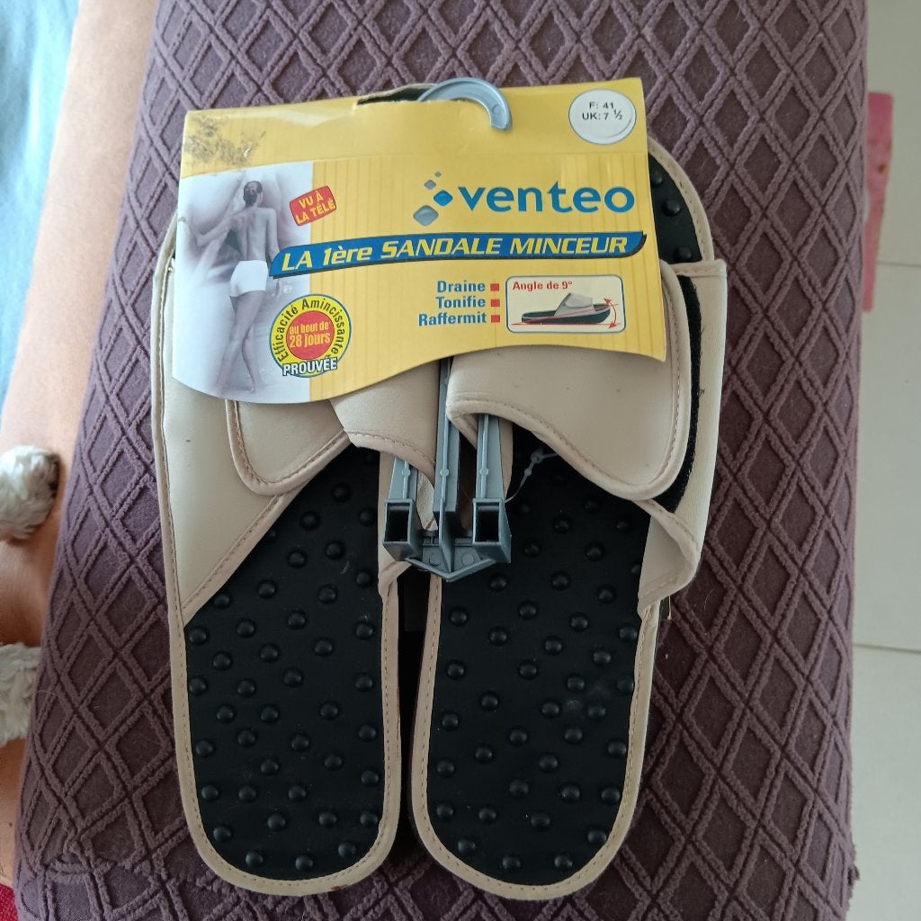 Sandales minceur Venteo 41 NEUVES, Neuf, Enlèvement ou Envoi, Vert, Sandales et Mûles