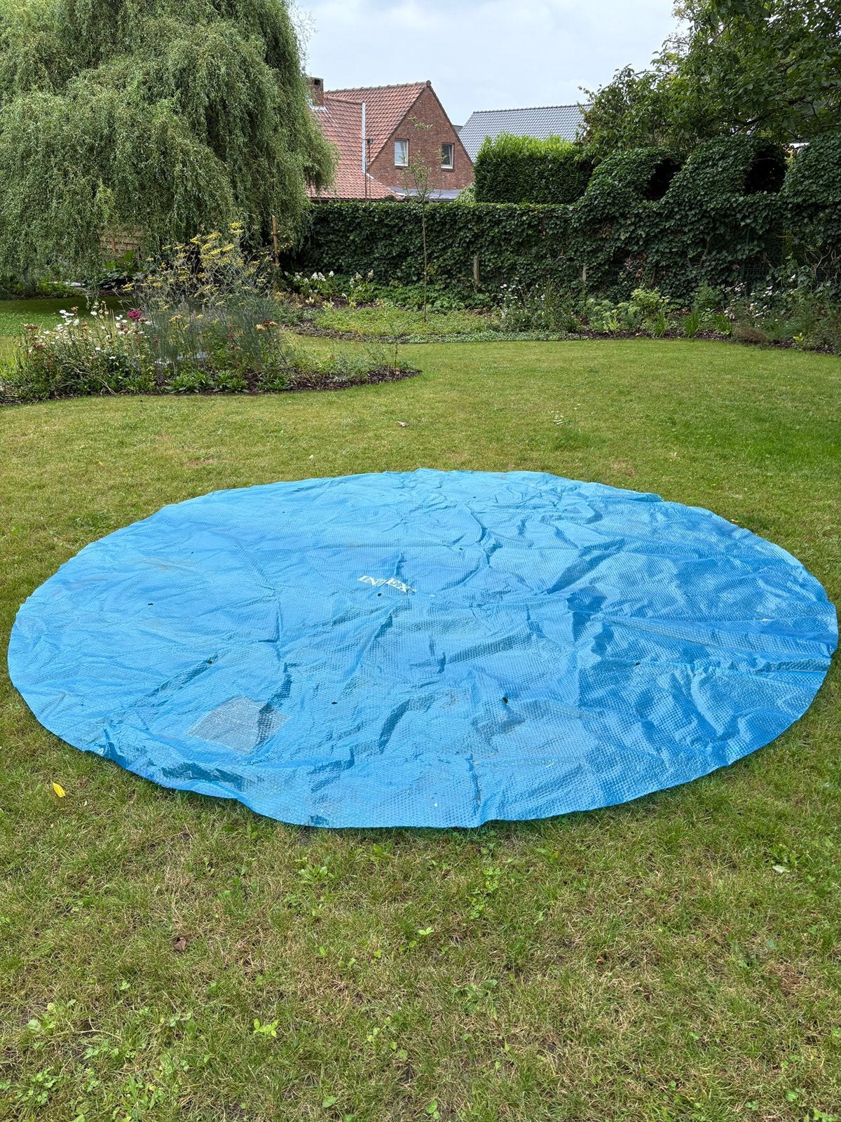 INTEX isolerend afdekzeil zwembad 3,4 m, Ophalen, Gebruikt, Afdekzeil
