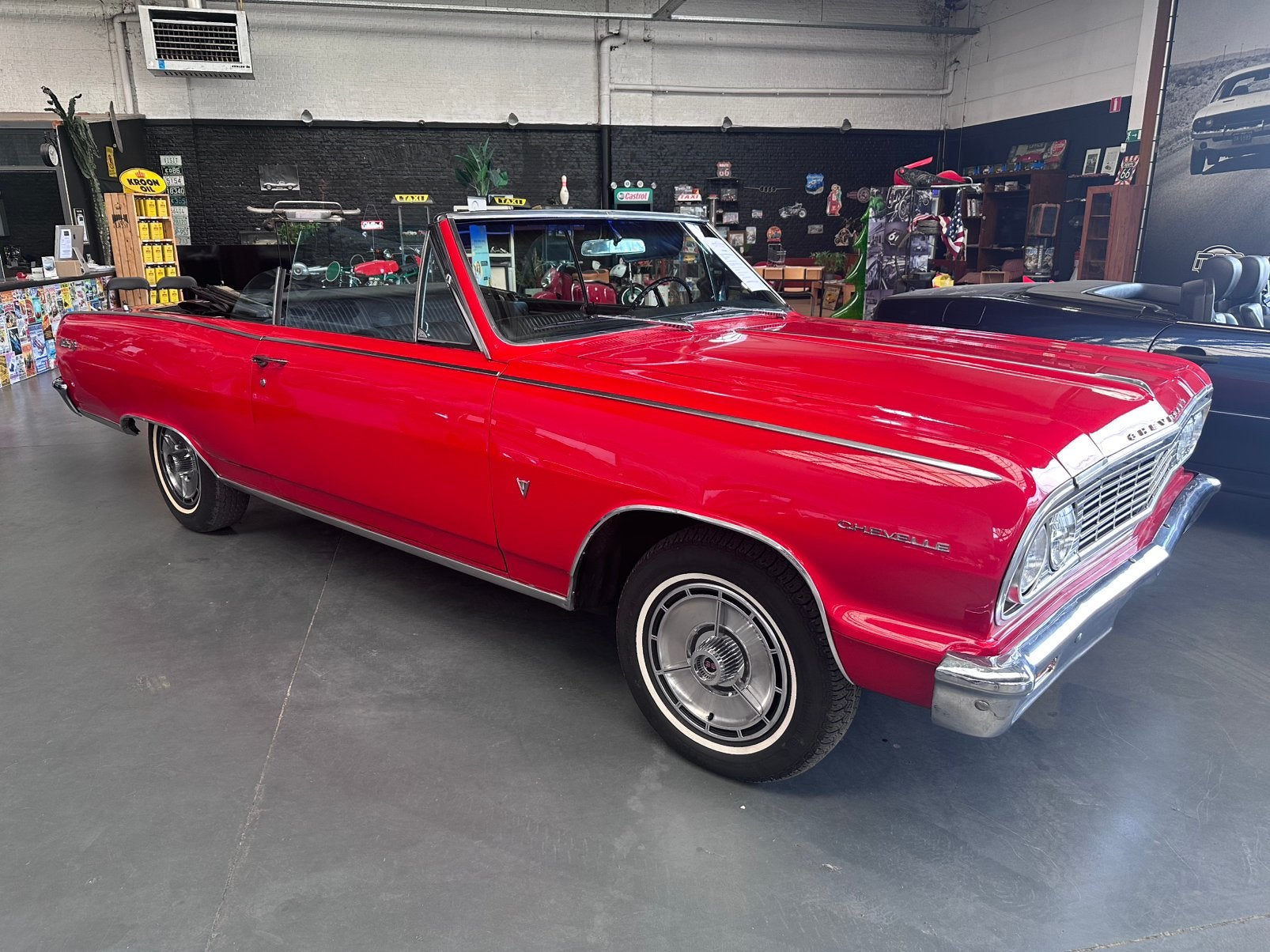 Chevelle Malibu cabrio “SuperSport” - 327 V8 - origineel, 5400 cm³, Entreprise, Noir, 2 portes