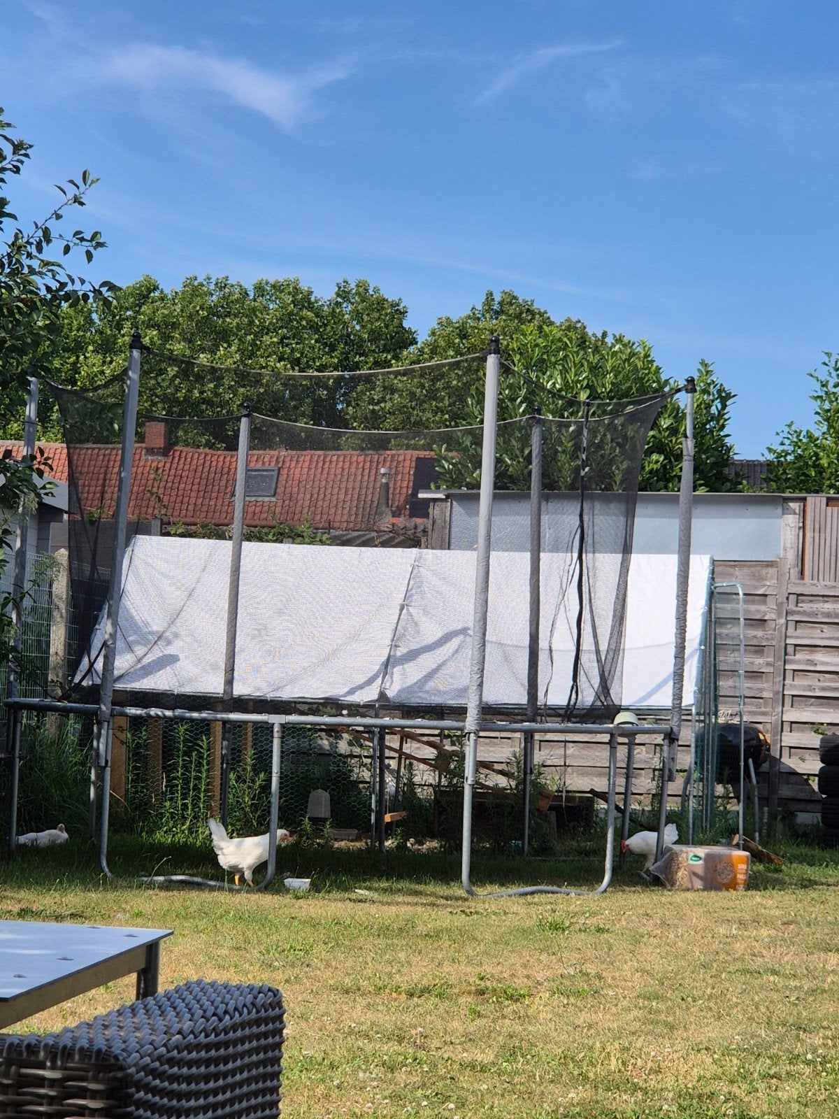 Grote trampoline.  In goede staat enkel rits kapot, Sport en Fitness, Overige Sport en Fitness, Ophalen