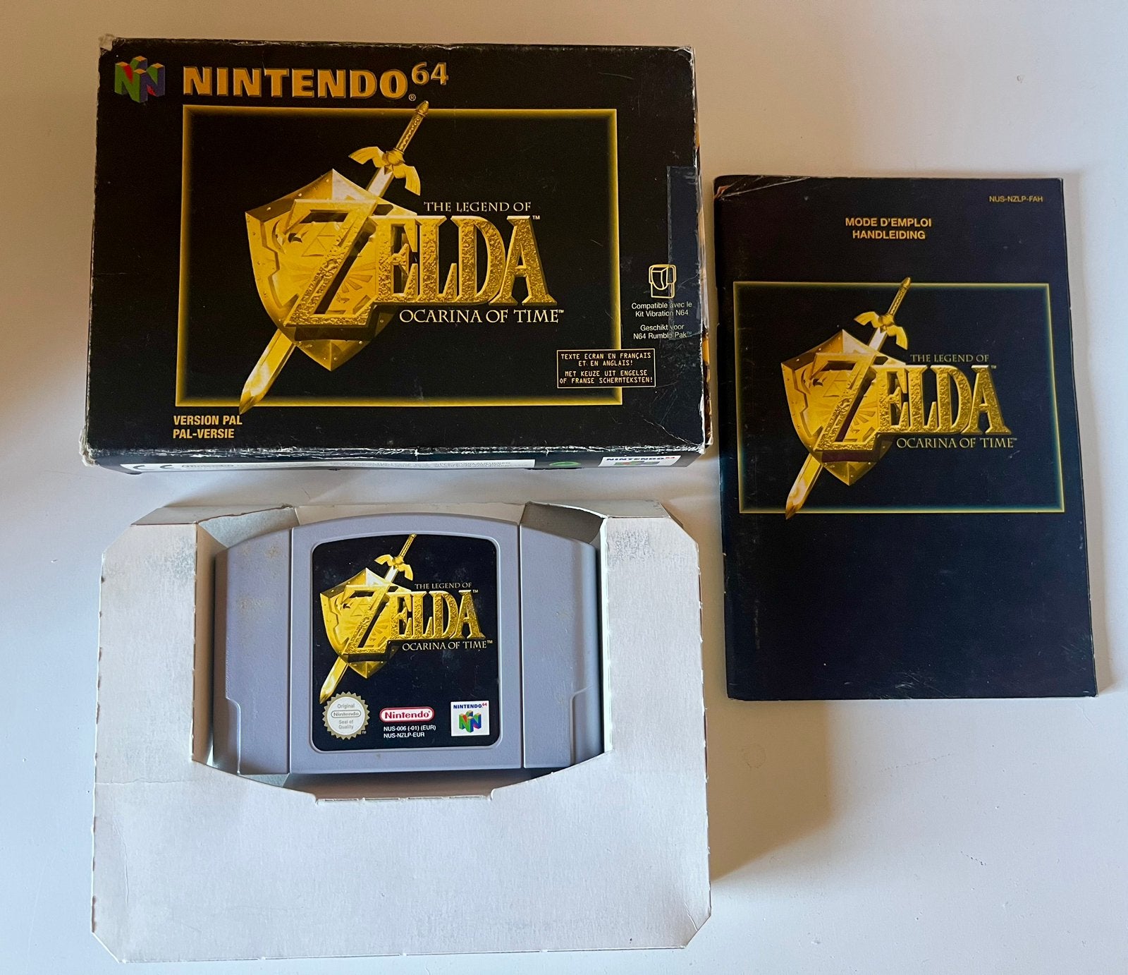 Zelda Ocarina of Time, Enlèvement, Comme neuf