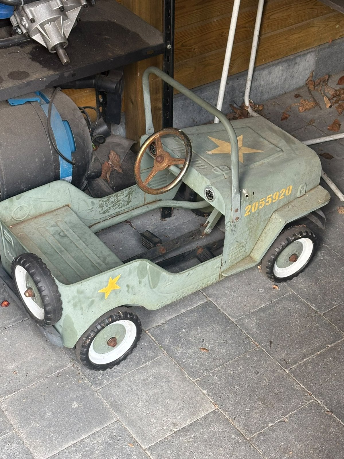 Oude trap jeep, Antiek en Kunst, Ophalen