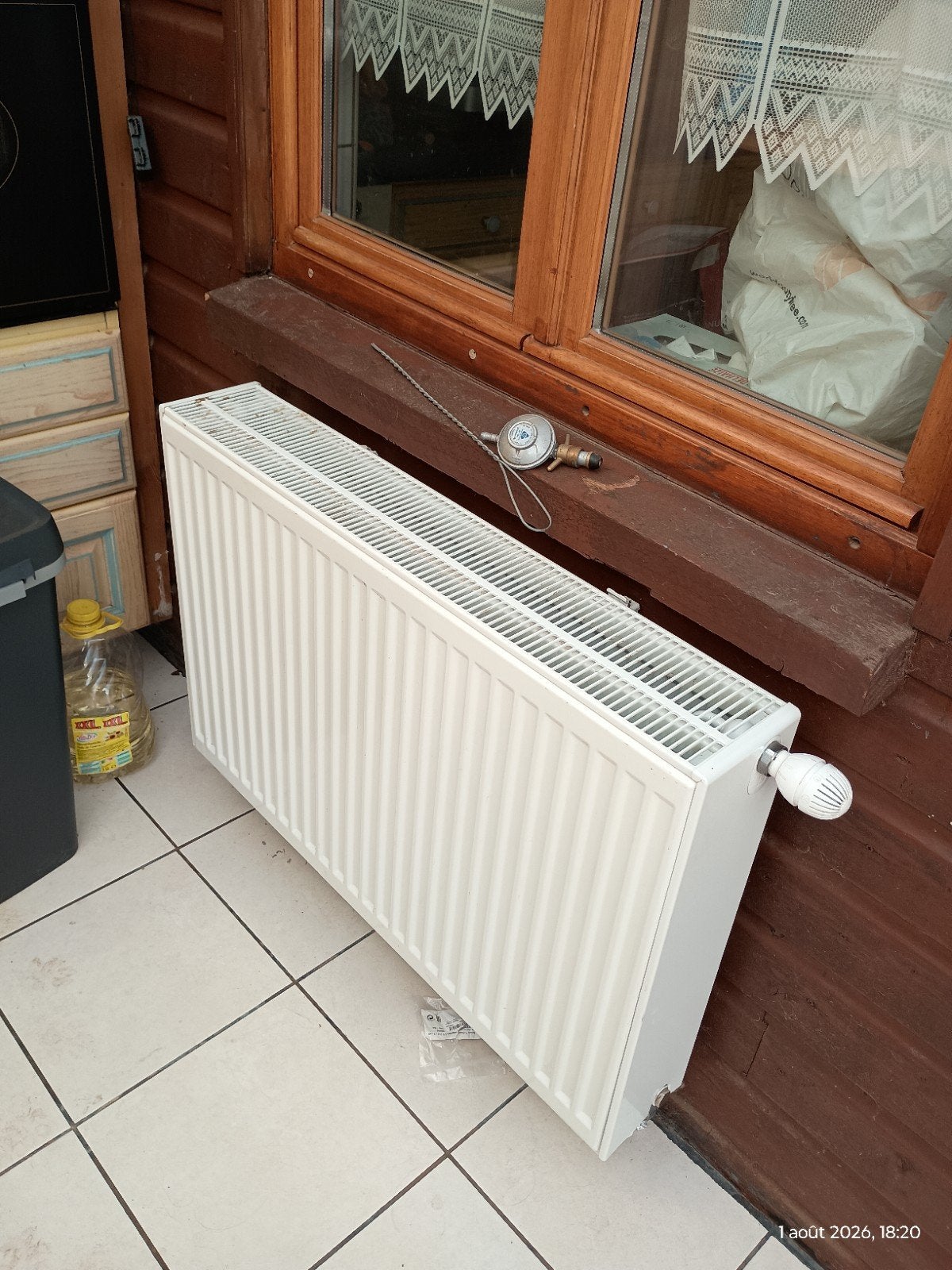 vend ou échange chaudière et radiateurs contre voiture, Bricolage & Construction, Enlèvement, Radiateur
