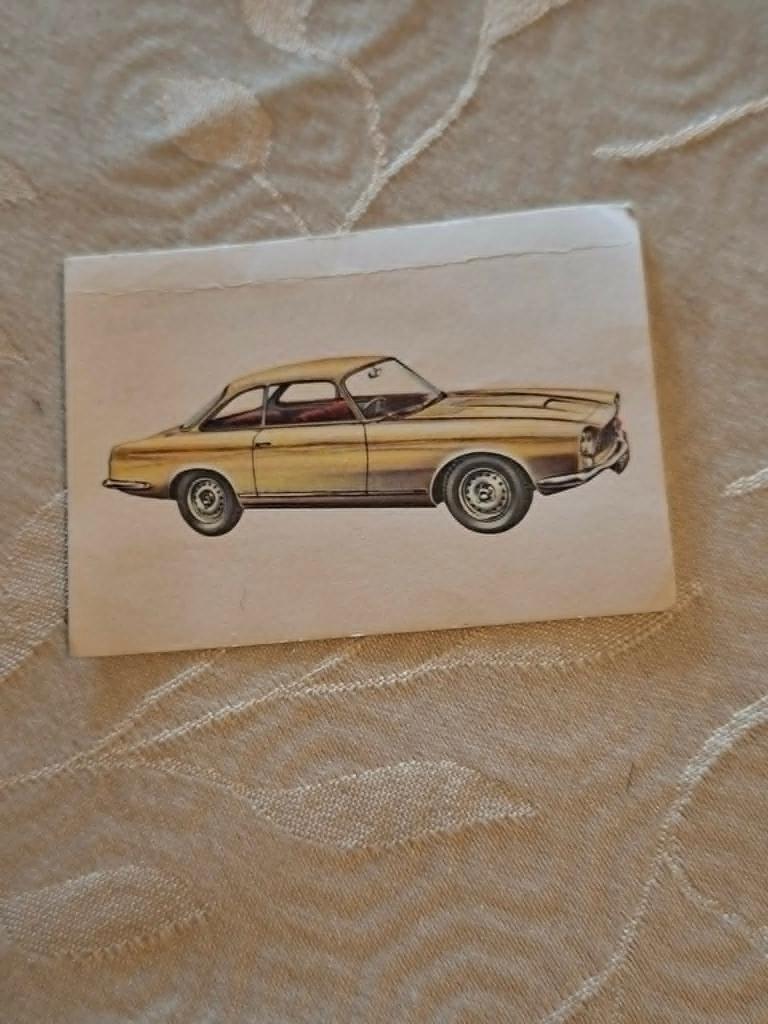 Prentje/Chromo : Gordon-Keeble (Bertone), Verzamelen, 1960 tot 1980, Gebruikt, Ophalen of Verzenden, Prent