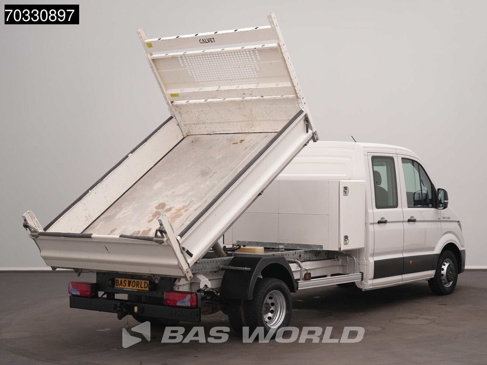 MAN TGE 5.120 Dubbel Cabine Kipper met Kist Dubbellucht 3,5t, Achat, Euro 6, MAN, Tissu