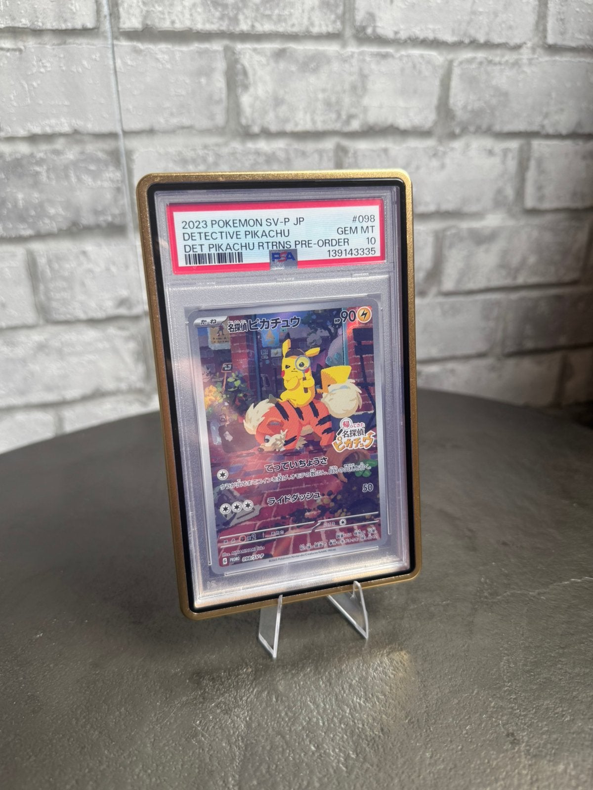 Détective Pikachu #098 passe 10, Enlèvement ou Envoi, Comme neuf, Cartes en vrac