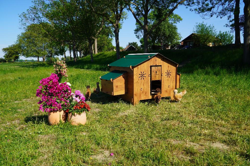 Trespa Kippenhok Cucciolotta | Chalet 4XL, Dieren en Toebehoren, Ophalen of Verzenden, Nieuw, Kippenhok of Kippenren