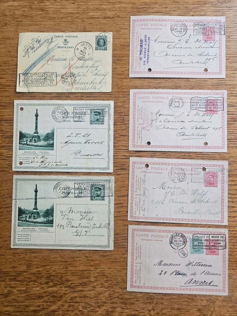 Gele briefkaarten 49 stuks, Timbres & Monnaies, Enlèvement ou Envoi