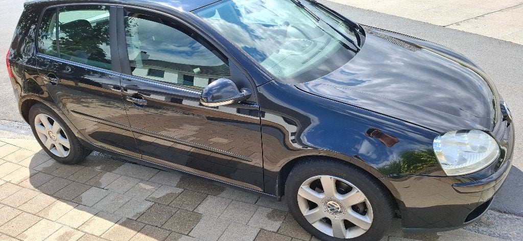 Volkswagen Golf 5, Auto's, Volkswagen, Voorwielaandrijving, Stof, 4 cilinders, Zwart